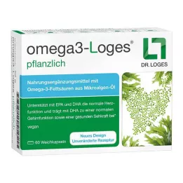 OMEGA3-Loges vegetarinės kapsulės, 60 kapsulių