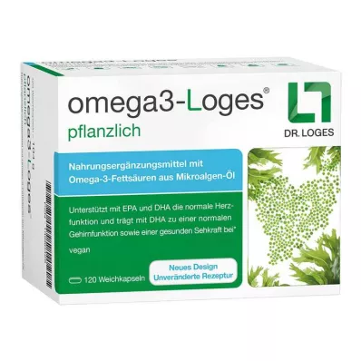 OMEGA3-Loges daržovių kapsulės, 120 vnt OMEGA3-Loges daržovių kapsulės, 120 vnt