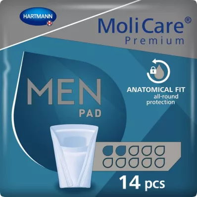 MOLICARE Premium MEN Pad 2 lašai, 14 vnt