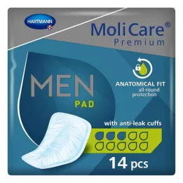 MOLICARE Premium MEN Pad 3 lašai, 14 vnt