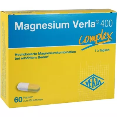 MAGNESIUM VERLA 400 kapsulių, 60 vnt