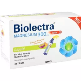 BIOLECTRA Magnis 300 mg skystas, 28 vnt
