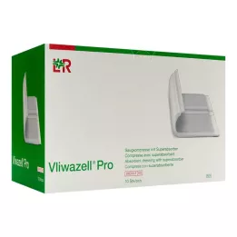 VLIWAZELL Pro superabsorb.compress.sterile 20x40 cm, 10 vnt