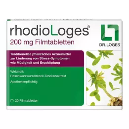 RHODIOLOGES 200 mg plėvele dengtos tabletės, 20 vnt