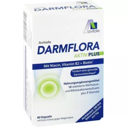 DARMFLORA Active Plus 100 mlrd. bakterijų + 7 vitaminai, 80 vnt
