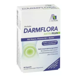 DARMFLORA Active Plus 100 mlrd. bakterijų + 7 vitaminai, 80 vnt