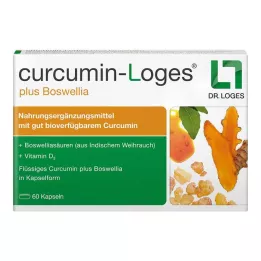 CURCUMIN-LOGES plius Bosvelijos kapsulės, 60 kapsulių