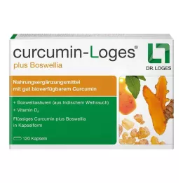 CURCUMIN-LOGES plius Bosvelijos kapsulės, 120 kapsulių