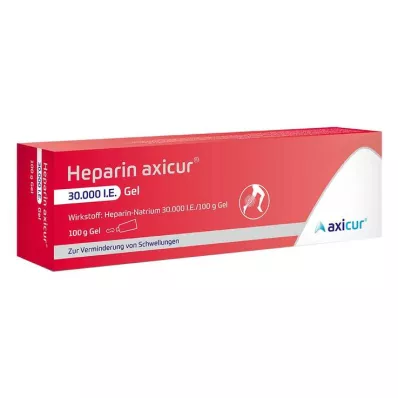 Heparin axicur® 30 000 TV gelis, 100 g Heparin axicur® 30 000 TV gelis, 100 g