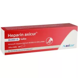 HEPARIN AXICUR 30 000 I.U. tepalas, 100 g