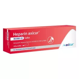 HEPARIN AXICUR 30 000 I.U. tepalas, 100 g