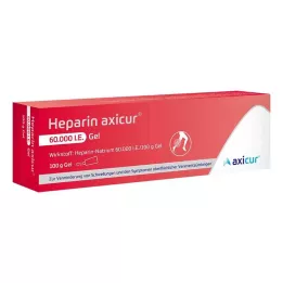 HEPARIN AXICUR 60 000 I.U. gelio, 100 g