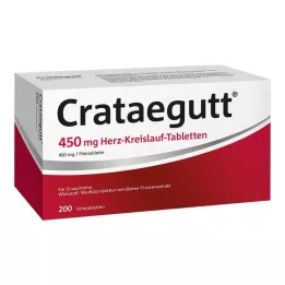 CRATAEGUTT 450 mg širdies ir kraujagyslių tabletės, 200 vnt