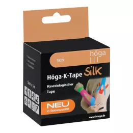 HÖGA-K-TAPE Šilkas 5 cmx5 m l.fr.skin kinesiol.juosta, 1 vnt