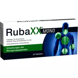 RUBAXX Mono tabletės, 20 vnt