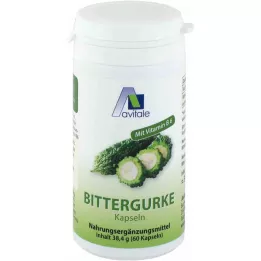 BITTERGURKE 500 mg 10:1 ekstrakto kapsulės, 60 vnt