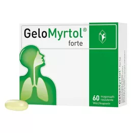 GELOMYRTOL forte minkštosios kapsulės su enteriniu apvalkalu, 60 vnt
