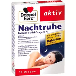 DOPPELHERZ Nachtruhe Valerian Sleep Lozenges N, 30 kapsulių