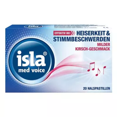 ISLA MED balso pastilės, 20 vnt