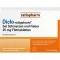 DICLO-RATIOPHARM nuo skausmo ir karščiavimo 25 mg FTA, 20 vnt