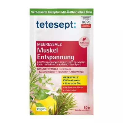Tetesept jūros druskos raumenų atpalaidavimas, 80 g Tetesept jūros druskos raumenų atpalaidavimas, 80 g