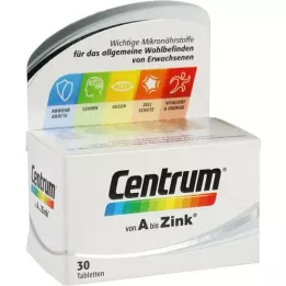 CENTRUM A-cinko tabletės, 30 kapsulių