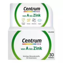 CENTRUM A-cinko tabletės, 30 kapsulių