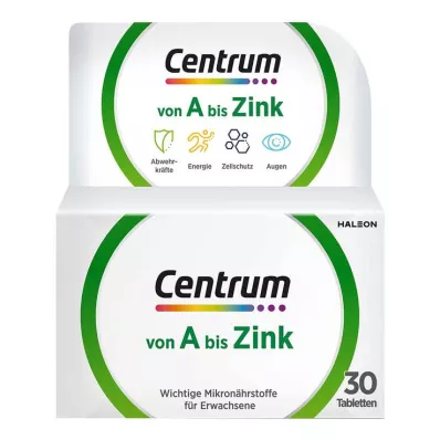 CENTRUM A-cinko tabletės, 30 kapsulių
