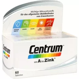 CENTRUM A-Zinc tabletės, 60 kapsulių