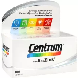 CENTRUM A-Zinc tabletės, 180 kapsulių
