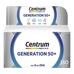 CENTRUM Generation 50+ tabletės, 180 kapsulių