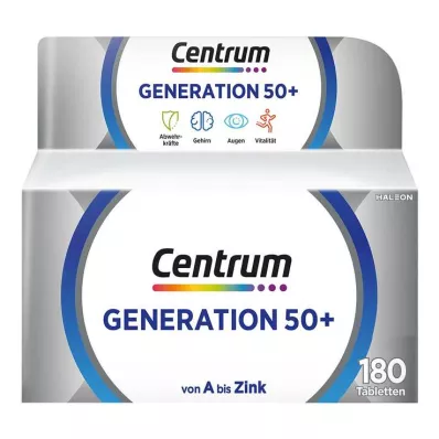 Centrum Generation 50 + tabletės, 180 vnt Centrum Generation 50 + tabletės, 180 vnt