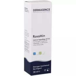DERMASENCE RosaMin tamsinta dienos priežiūros priemonė Cr.LSF 50, 30 ml
