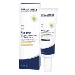 DERMASENCE RosaMin tamsinta dienos priežiūros priemonė Cr.LSF 50, 30 ml