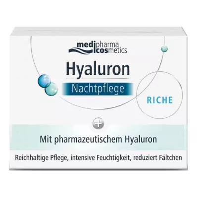 HYALURON NACHTPFLEGE sodrus kremas indelyje, 50 ml