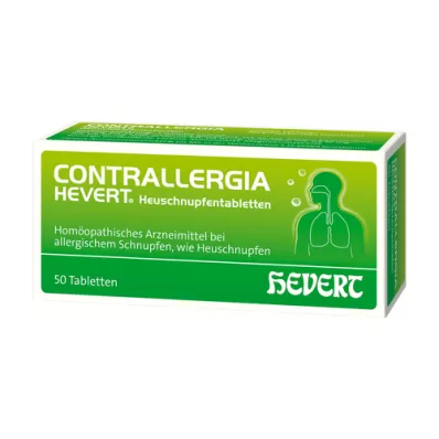 CONTRALLERGIA Hevert šienligės tabletės, 50 vnt