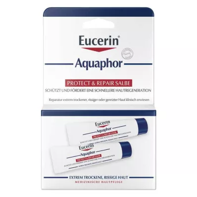 Eucerin Aquaphor Protect & taisomasis tepalas, 2x10 ml Eucerin Aquaphor Protect & taisomasis tepalas, 2x10 ml