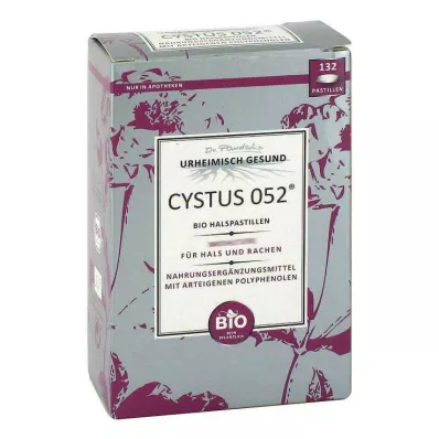 CYSTUS 052 Ekologiškos gerklės pastilės, 132 vnt