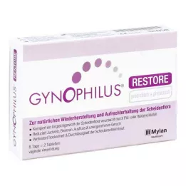 GYNOPHILUS atkuriamosios makšties tabletės, 2 vnt