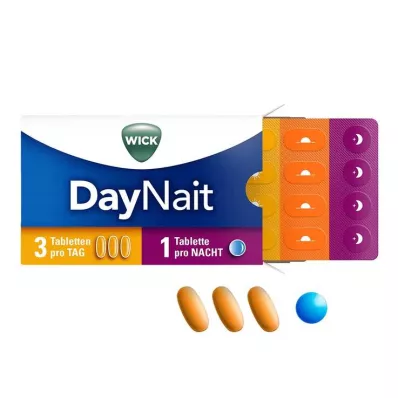 WICK DayNait peršalimo tabletės, 16 vnt WICK DayNait peršalimo tabletės, 16 vnt