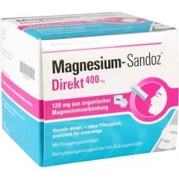 MAGNESIUM SANDOZ Tiesioginės 400 mg lazdelės, 48 vnt
