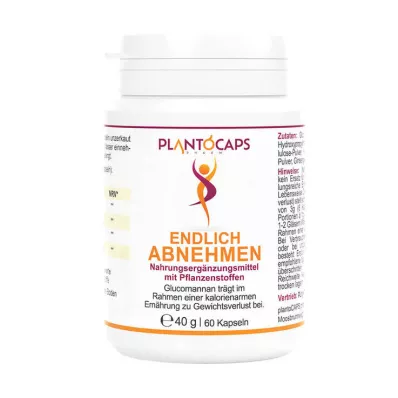 PLANTOCAPS Finally Slimming Capsules, 60 kapsulių PLANTOCAPS Finally Slimming Capsules, 60 kapsulių
