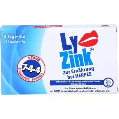 LY ZINK GEGEN HERPES Kapsulės, 15 vnt