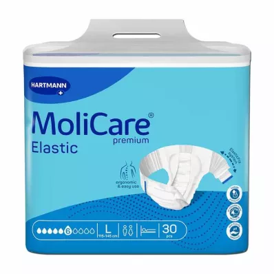 MoliCare® Premium Elastic Slip 6 lašai L dydis, 30 vnt
