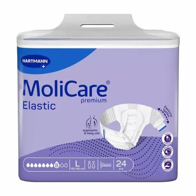 MoliCare® Premium Elastic Slip 8 lašai L dydis, 24 vnt MoliCare® Premium Elastic Slip 8 lašai L dydis, 24 vnt