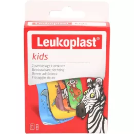 LEUKOPLAST Vaikų juostelės 19x56 mm 8 vnt/38x63 mm 4 vnt, 12 vnt