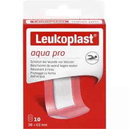 LEUKOPLAST aqua pro juostelės 38x63 mm, 10 vnt