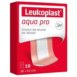LEUKOPLAST aqua pro juostelės 38x63 mm, 10 vnt