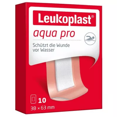 Leukoplast aqua pro juostelės 38x63 mm, 10 vnt