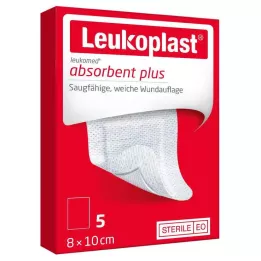 LEUKOPLAST Leukomed sterilus 8x10 cm žaizdų tvarstis, 5 vnt